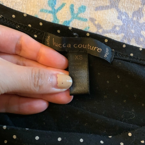 Lucca Couture Polka dot long sleeve - Picture 2 of 2